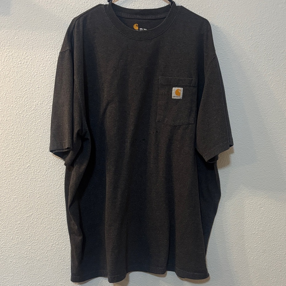 Carhartt Men's Dark Gray Pocket Tee
